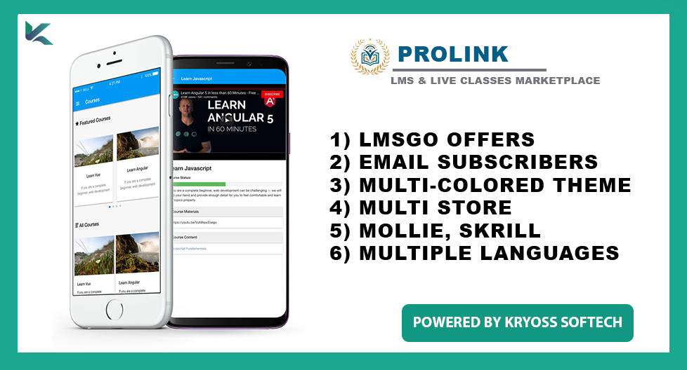 ProLink - LMS & Live Classes Marketplace